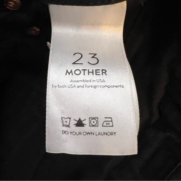 MOTHER The Looker high waist Guilty Glitter Racer Jeans Size 23 - Picture 6 of 10